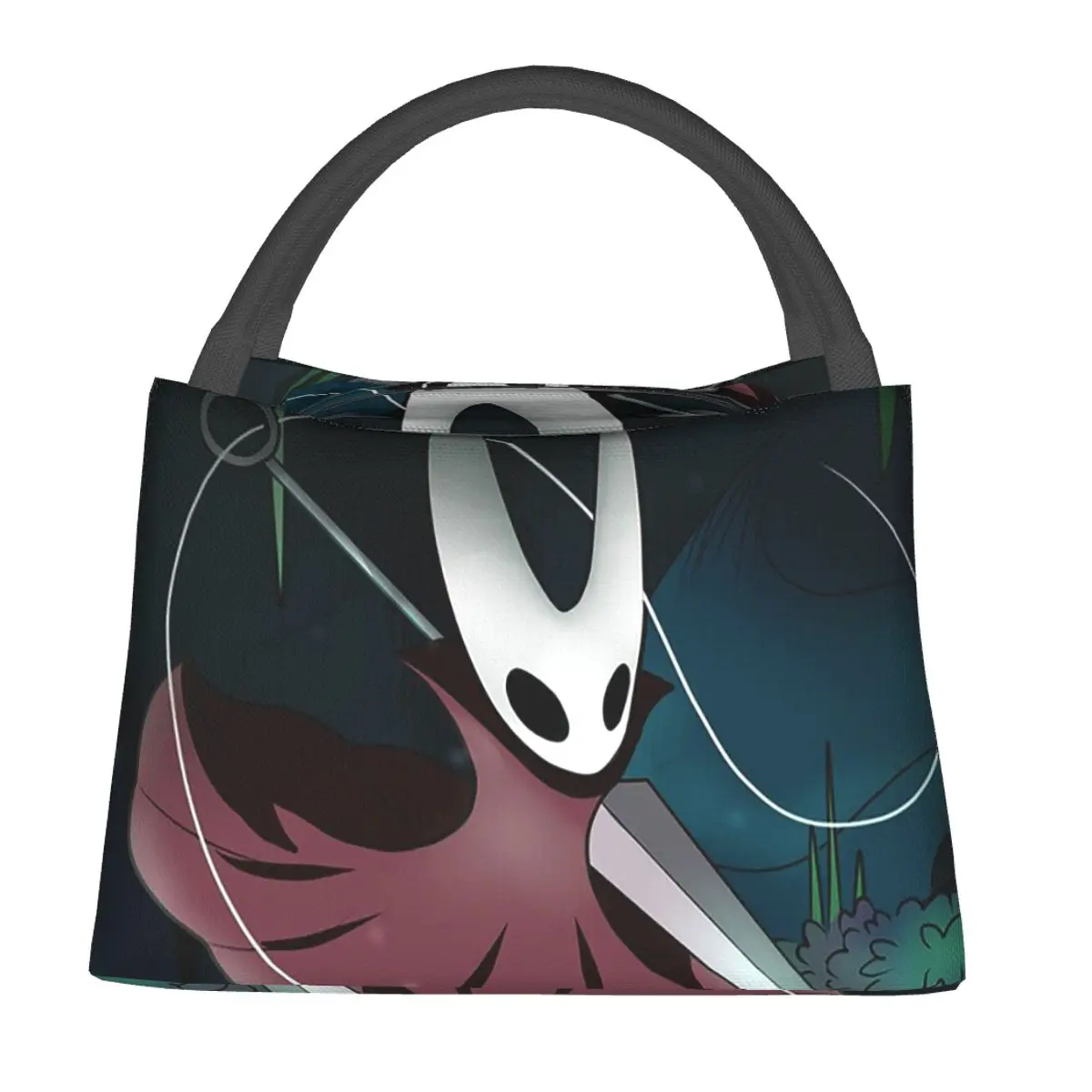 

Термосумка для обедов Hollow Knight для женщин и детей, герметичные контейнеры для еды, термосумка-тоут