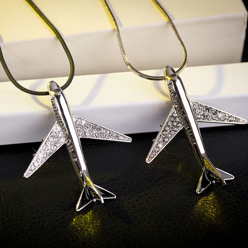 

Airplane necklace, women's fashion long necklace, versatile sweater chain, accessory pendant necklace