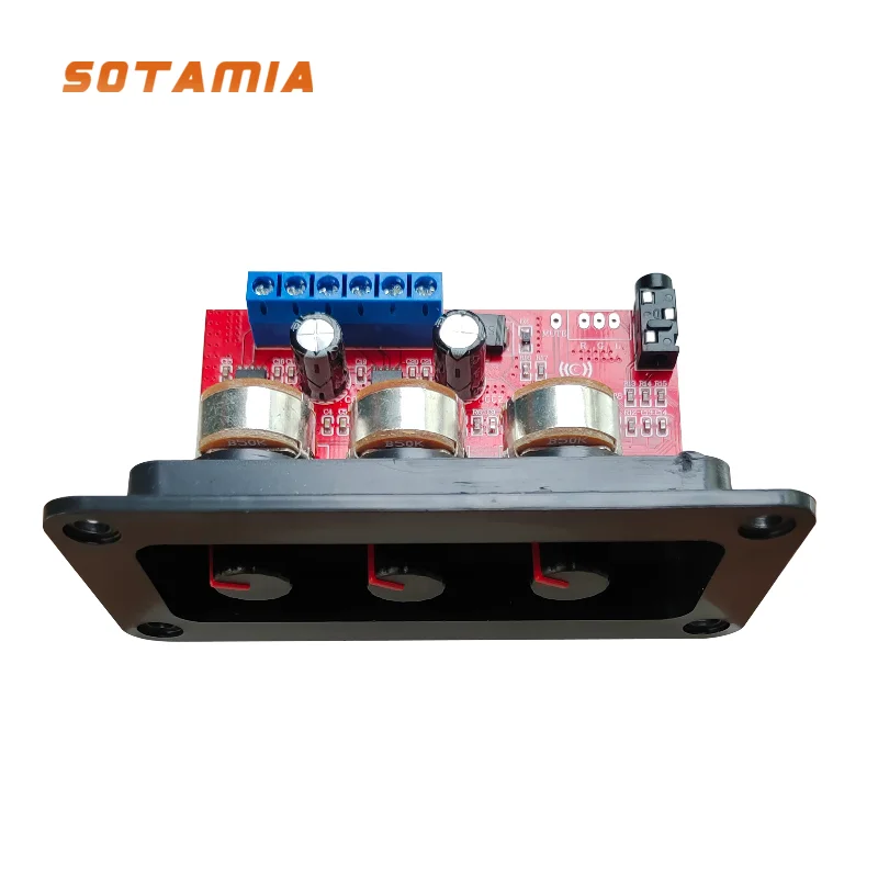 SOTAMIA Mini Amplifier Audio Board 2.0 Stereo Amplificador Class AB Desktop Power Amplifier Speaker Sound Amplify Home Amp 2x40W