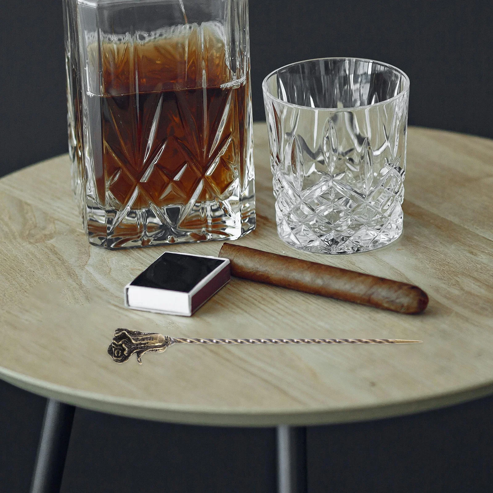 

Draw Tool Needle Metal Cigar Drawing Tool Portable Poker For Ventilation Dredge Enhancer Smooth Smoking Cigar Accessories