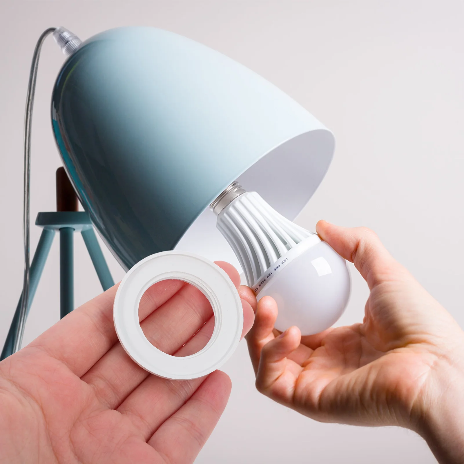 

10Pcs Elegant Lampshade Adapter Ring Long-Lasting Use for Pendant Lamp Shade Replacement Parts Lamp Shade Ring