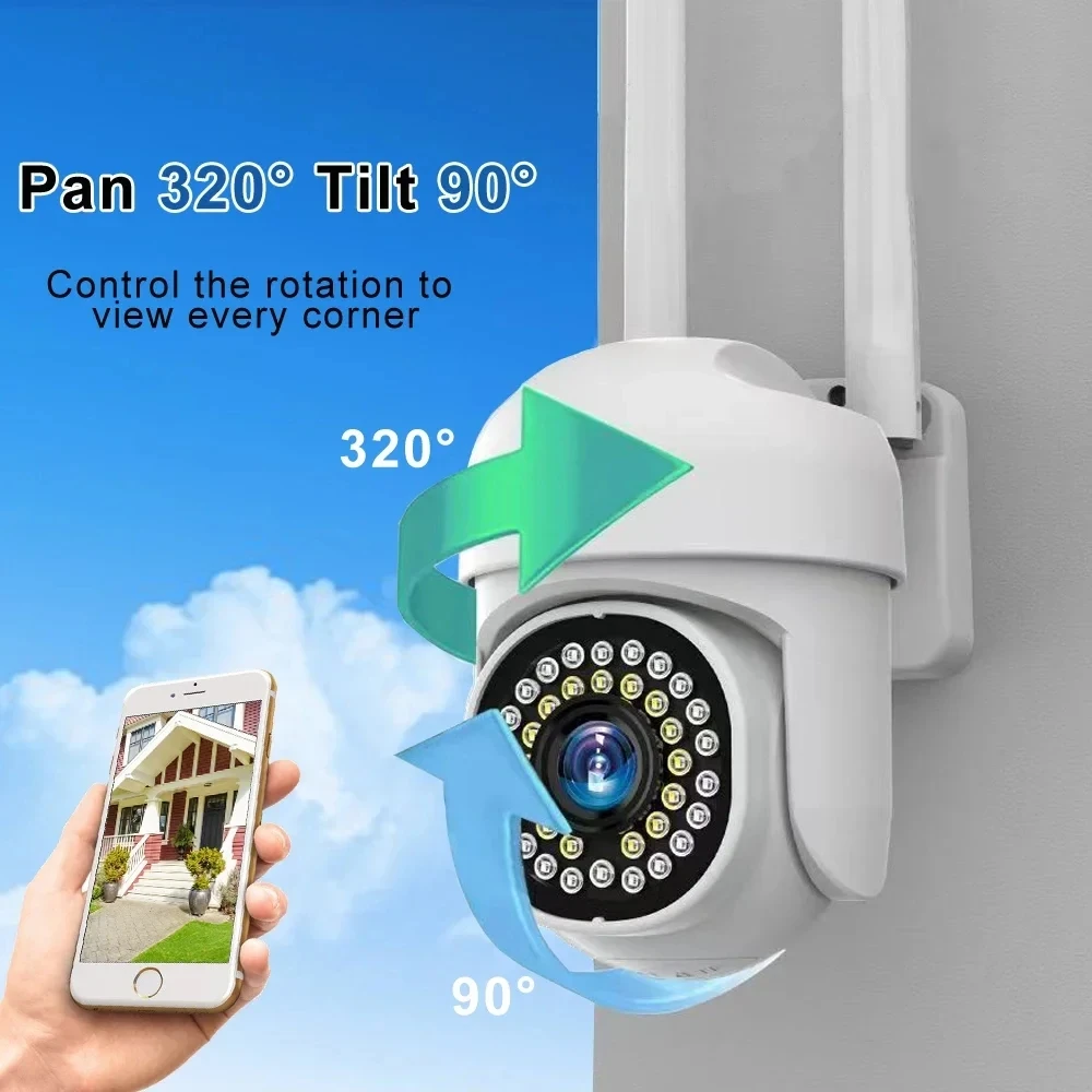 YOOSEE HD IP Camera 3MP 5MP WiFi Security Camera Outdoor Waterproof IP66 Motion Detection Auto Tracking Two Way Audio IP Camera