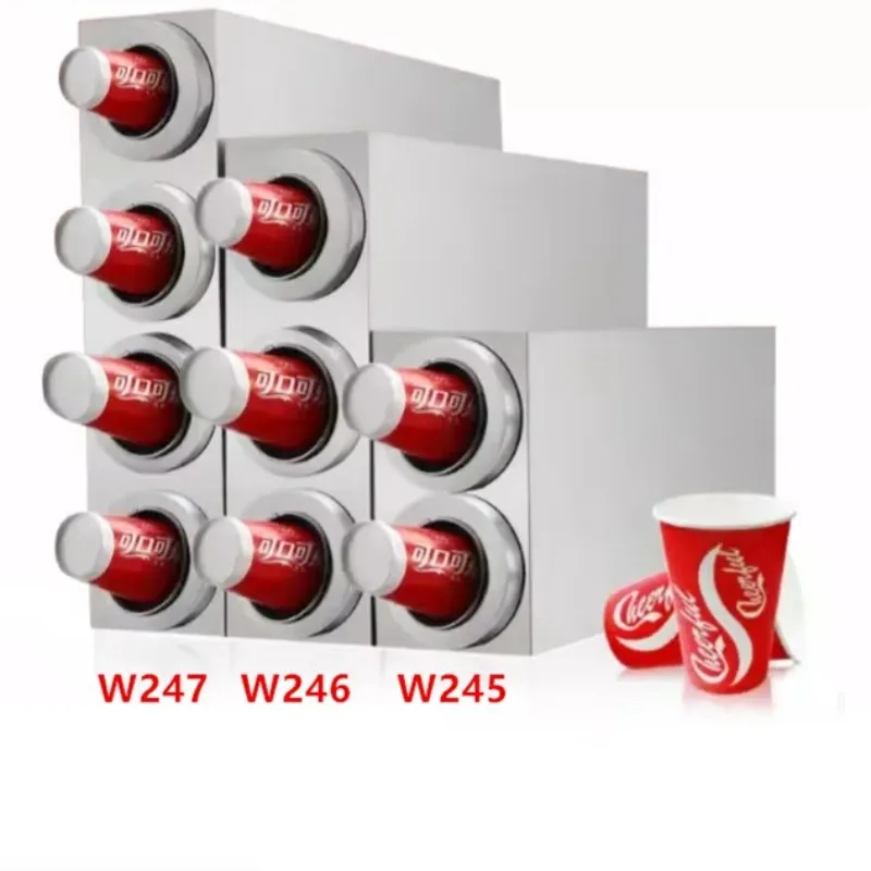 Wall-mounted automatic paper cup holder disposable vending cup dispenser