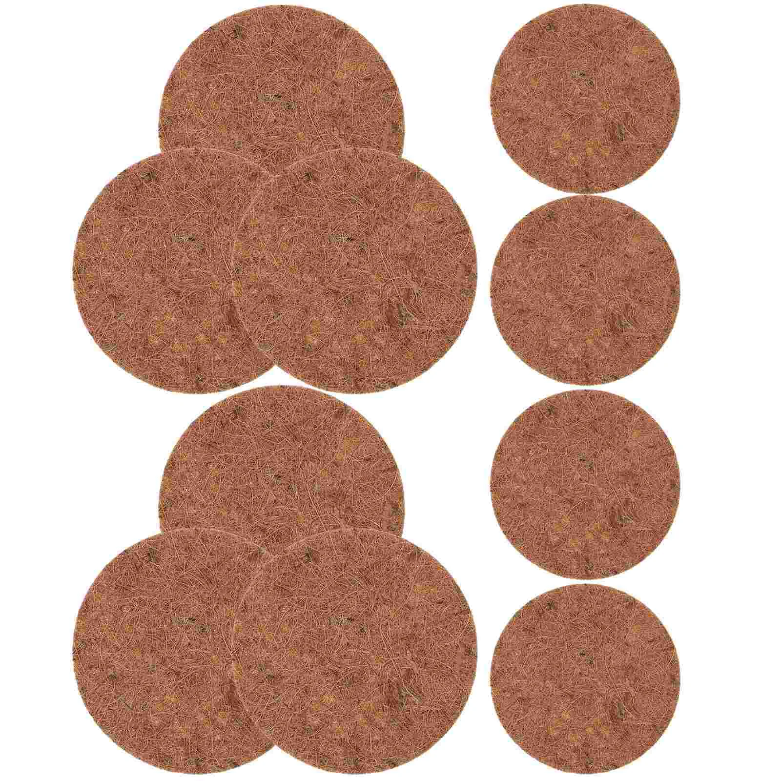 

12 Pcs Eco Friendly Brown Pigeon Nest Mat Coconut Fiber Bird Nesting Pad for Breeding Pet Bedding Warm Comfortable