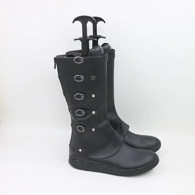 Vergil Cosplay Fantasia Spiel DMC5 Kostüm Stiefel Verkleidung Männliche Schuhe Erwachsene Männer Fantasie Halloween Karneval Party Schuhe