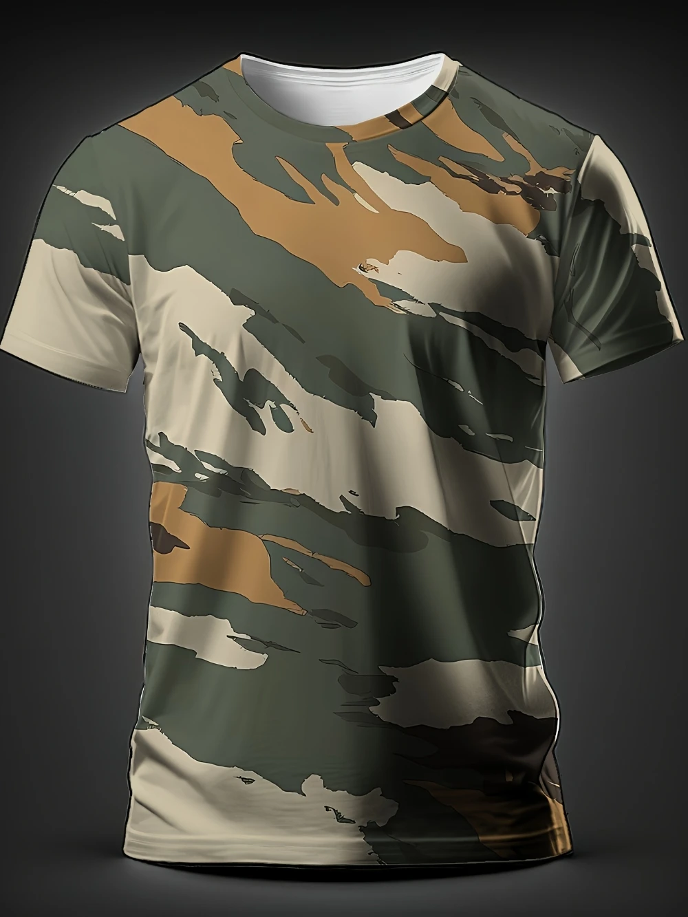 

Men's Camouflage Clothing Breathable T-shirt Soft And Comfortable Men's Hunting Clothing Outdoor Casual Wear Men's Clothing