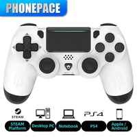 Bluetooth-Compatible Game Controller for PS4/Slim/Pro Wireless Gamepad For PC Dual Vibration Joystick For IOS/Android