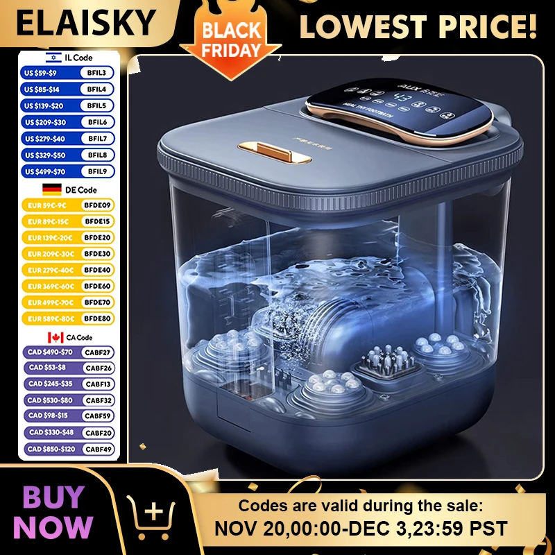 

Массажер Электрический с вибрацией и подогревом для ног, 220 В