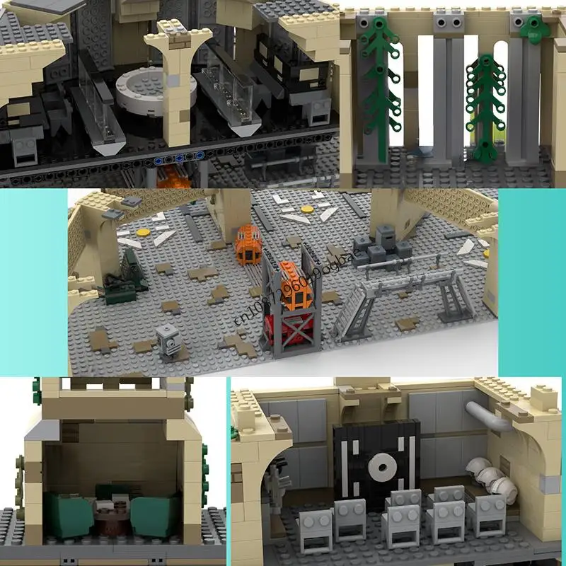 New 2293Pcs Famous Star Battle Movie Moc Iv Rebel Base with Inter Model Building Blocks Diy Creative Ideas Kid Toy Birthday Gift view 2