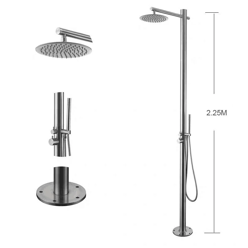 

Hot Sale SS 304 Outdoor Shower Garden Shower For Swimming Pool