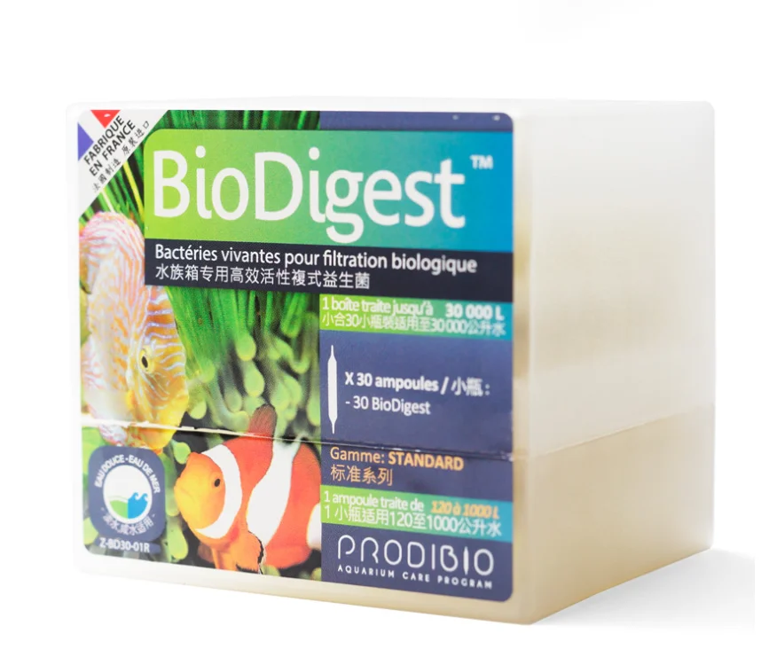 Prodibio BioDigest fish tank PRODIBIO Aquarium Care Bacterial Solution fish tank view 3