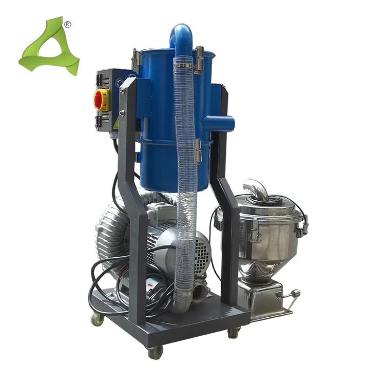 Plastic Pellet Automatic Feeding Machine Raw Materials Auto Hopper Loader Industrial Plastic Vacuum Suction Loading Machinery