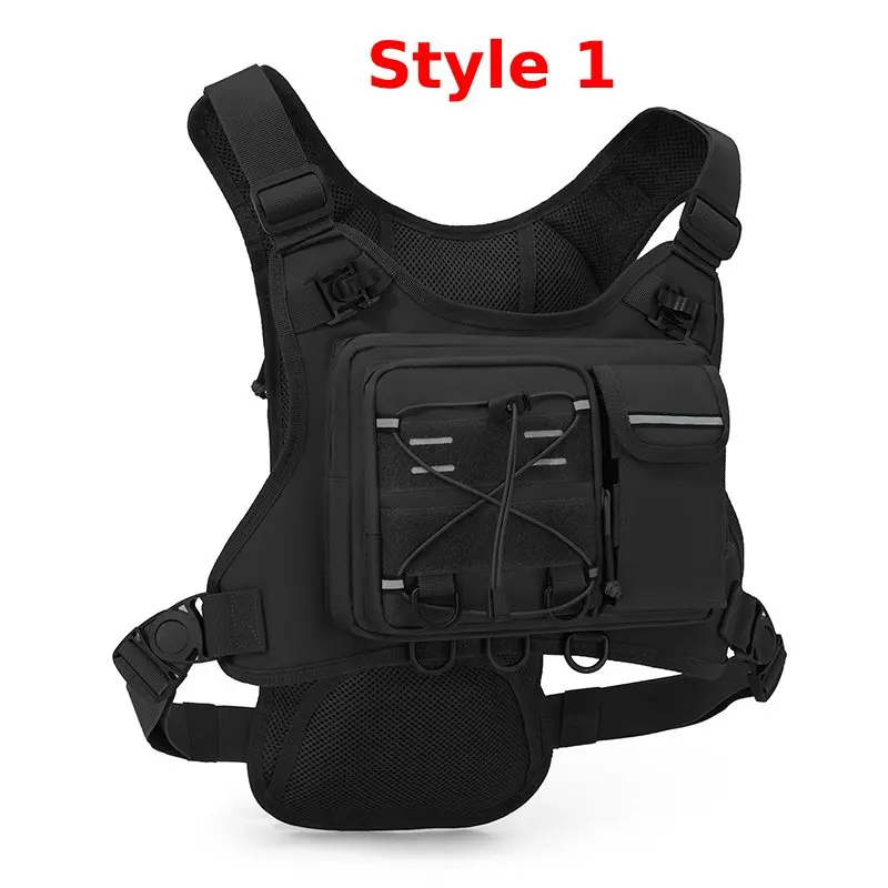 Lauf-Brusttasche Outdoor-Sportweste Rucksack für Wandern Rennen Marathon Tasche Herren Damen Sport Taktische Tasche Camping-Rucksack