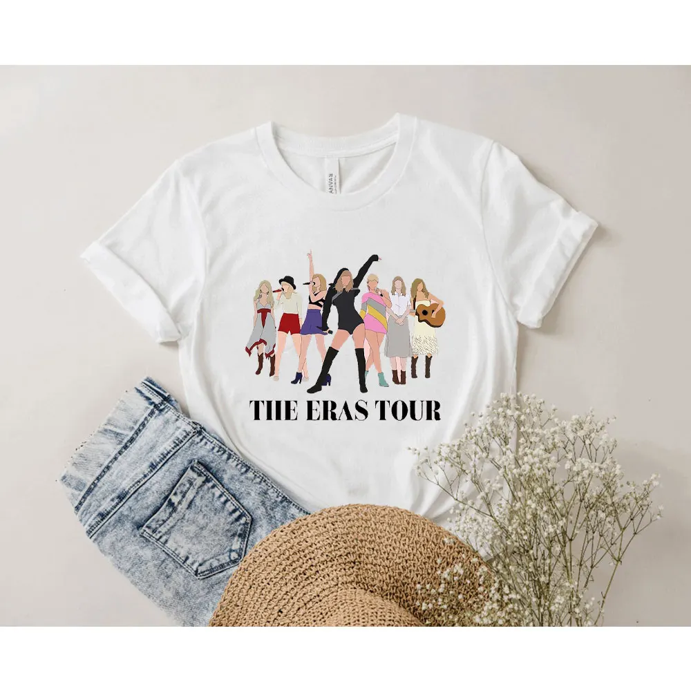 The Eras Tour Iron On Patches Heat Transfer Vinyl Diy Sewing Crafts Clothes Sticker Washable DIY Applique Parches Thermo Stripe