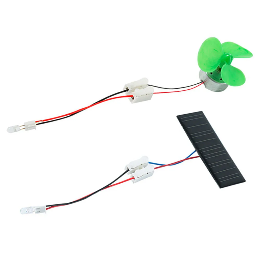 

1Set Science Learning Kit Wind Generator Solar Generator Educational Experiment Equipment for Kids Students Stem Project