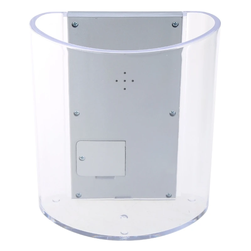 LCD Digital Alarm Meja Pensil Pena Pemegang Termometer Kalender