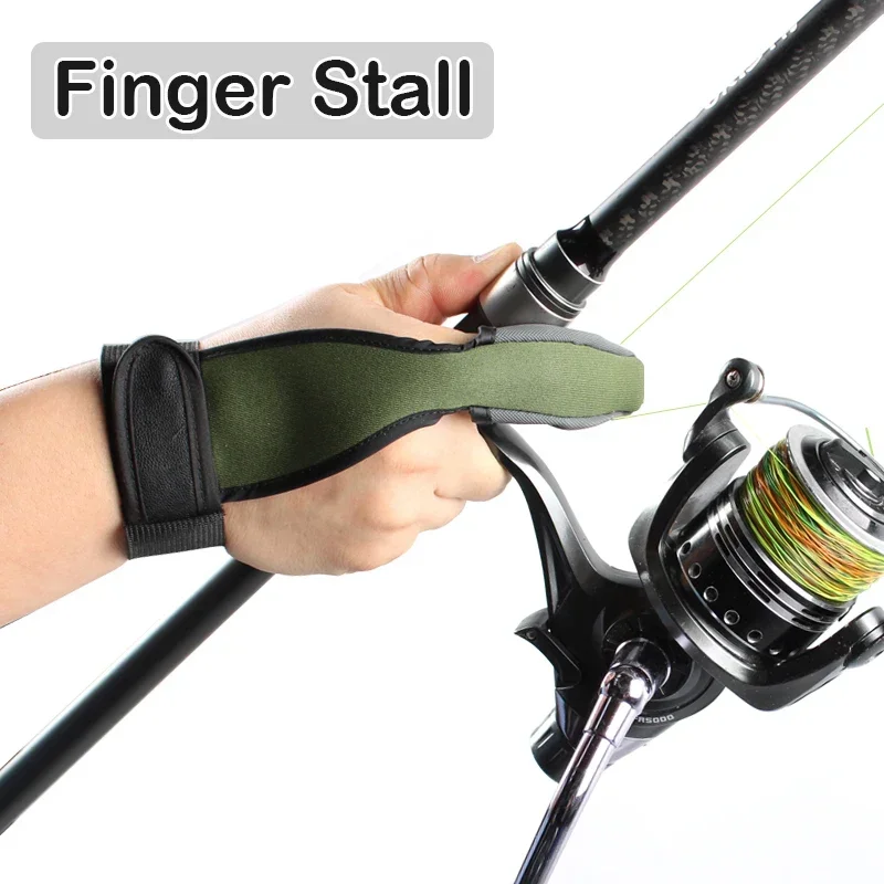 

1pc Carp Fihing Tool Finger Gloves Non-Slip Fishing Gloves Protects Fingers From Scratches Breathable And Wear-Resistant