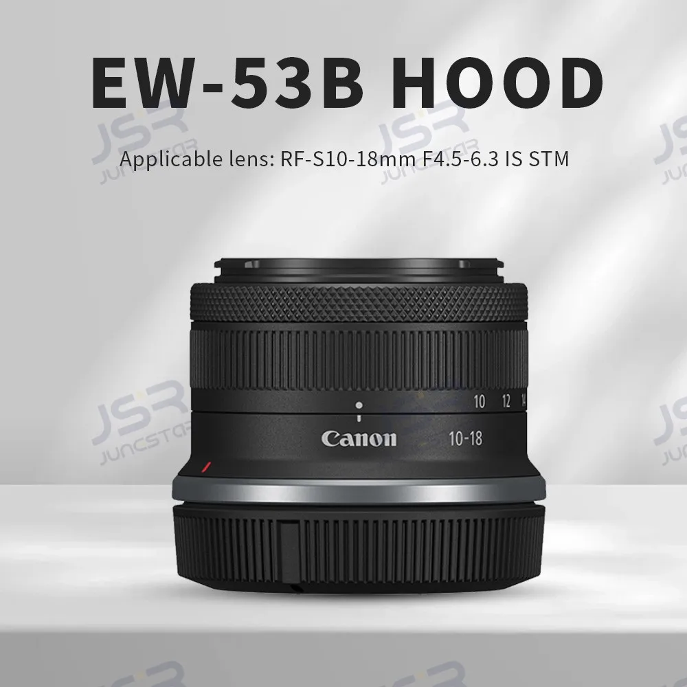 Подходит для светового экрана Canon RF-S 10-18 мм для замены легкого сверхширокоугольного объектива EW-53B 10-18 F4.5-6.3 IS STM.