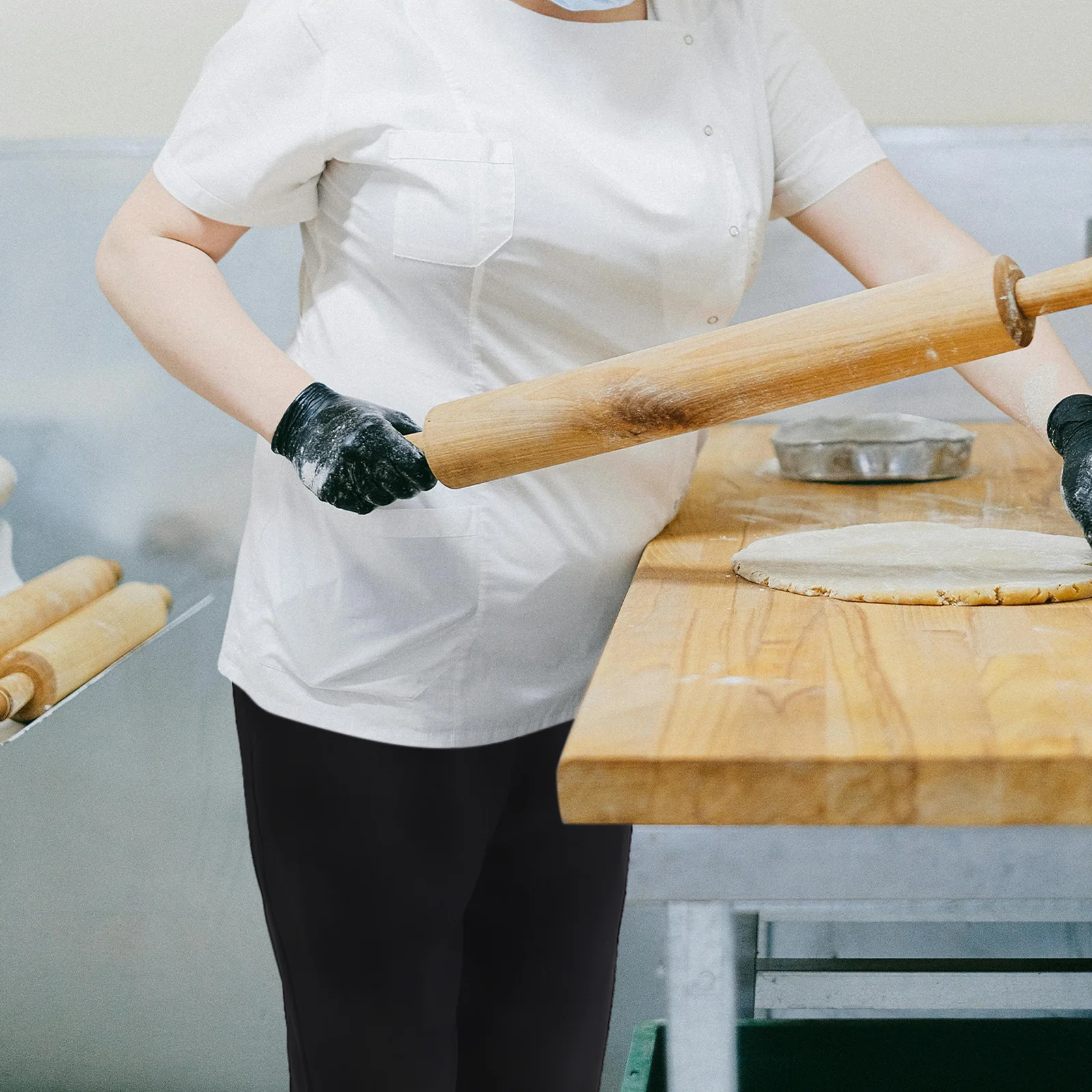 Vêtements de travail de Chef respirants, pantalons pour femmes, uniforme de cantine en Polyester et coton, uniforme de cantine de cuisine