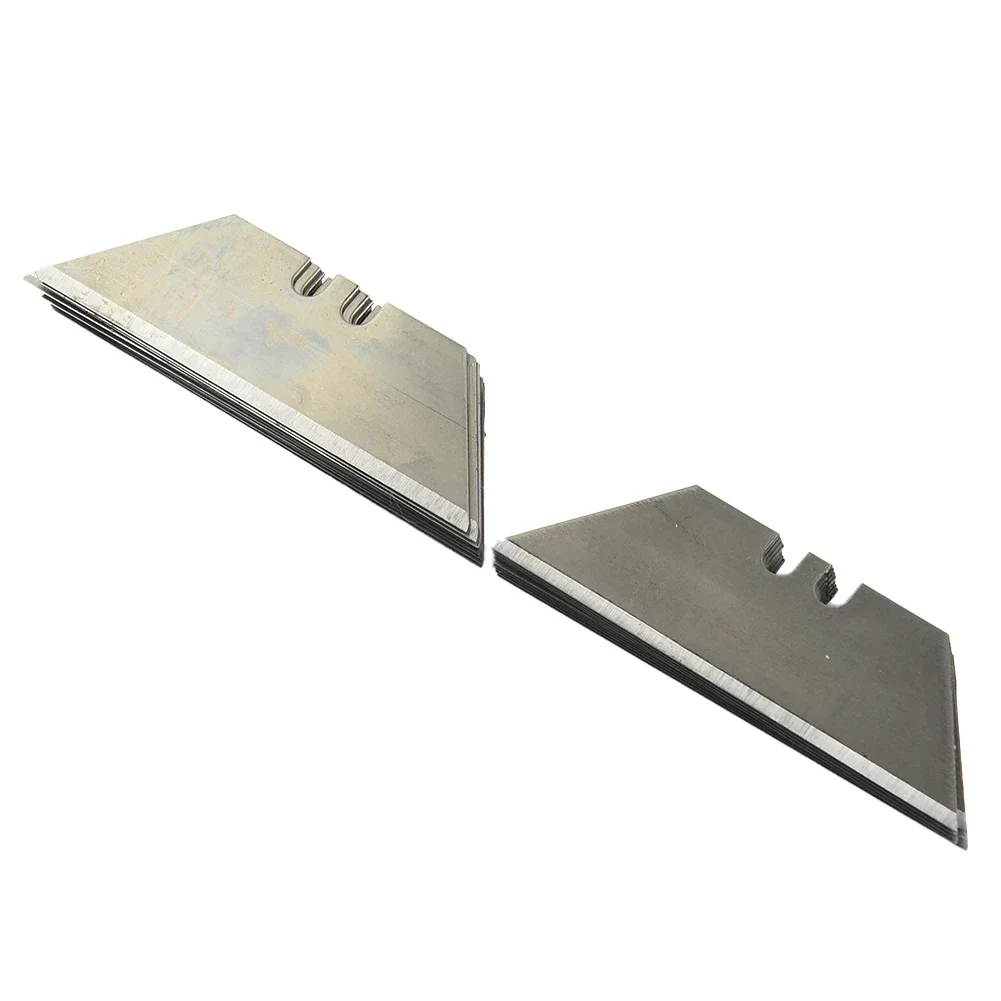 

10/20/30Pcs Trapezoidal Blade Replacement Carbon Steel DIY Art Craft Cutter Utility Knife Multifunction Engraving Cutting Blades
