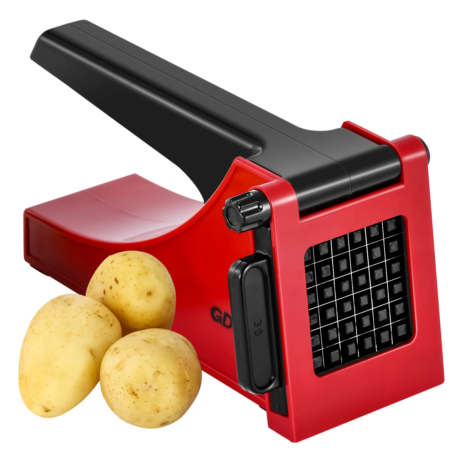 GDL Cutting Fries Magic Potato Onion Carrot Colorful Pepper Cutting Strips Diced Launcher Push Type