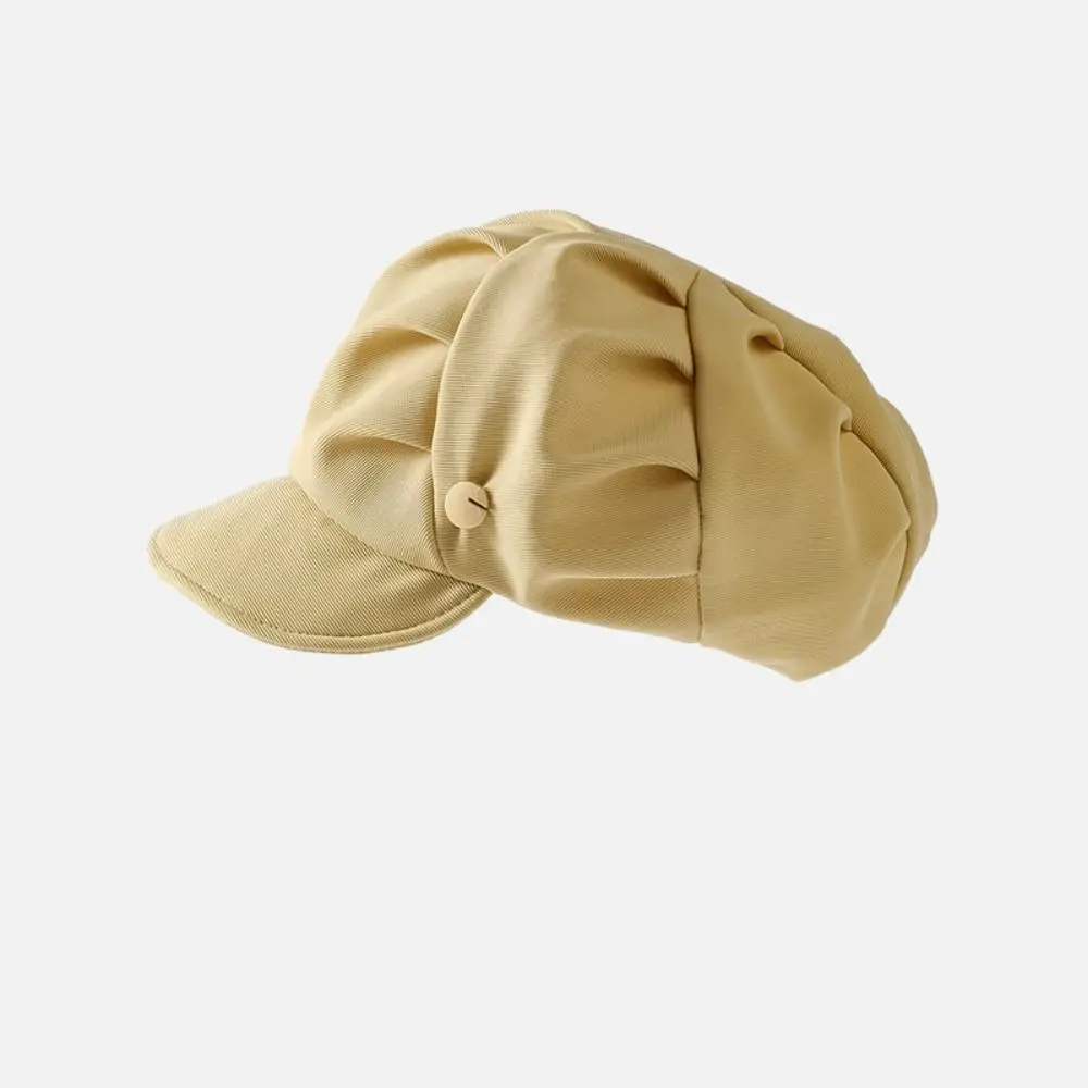 

Casual British Style Cloud Beret Newsboy Cap Artist Hat Octagonal Hat Cloth Korean Style Painter Hat Travel