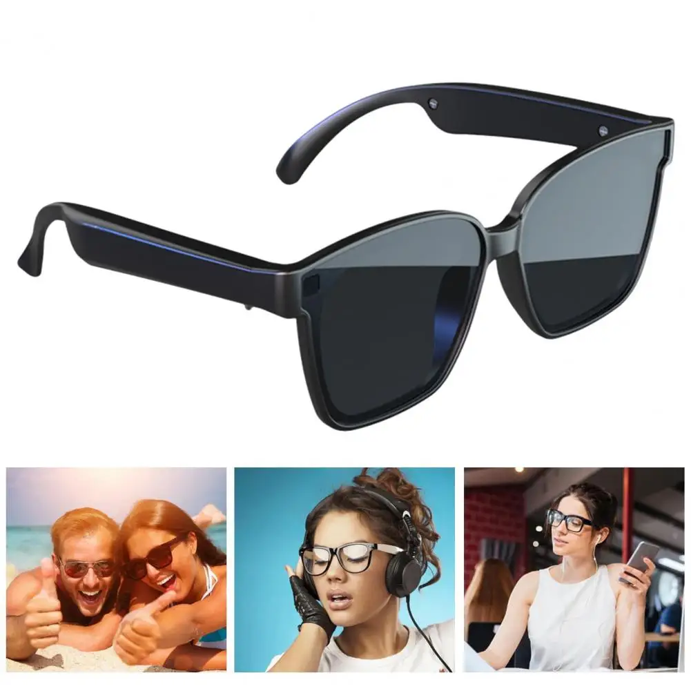 

Music Glasses Eyewear Sunglasses with Bluetooth Audio Voice Control Uv Protection Hands-free Music Glasses for Rechargeable