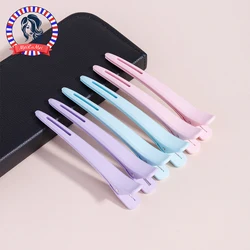 6pcs/lot Durable Candy Color Hair Clips for Styling and Salon Use - Securely Grip Hair with Alligator Claw Design