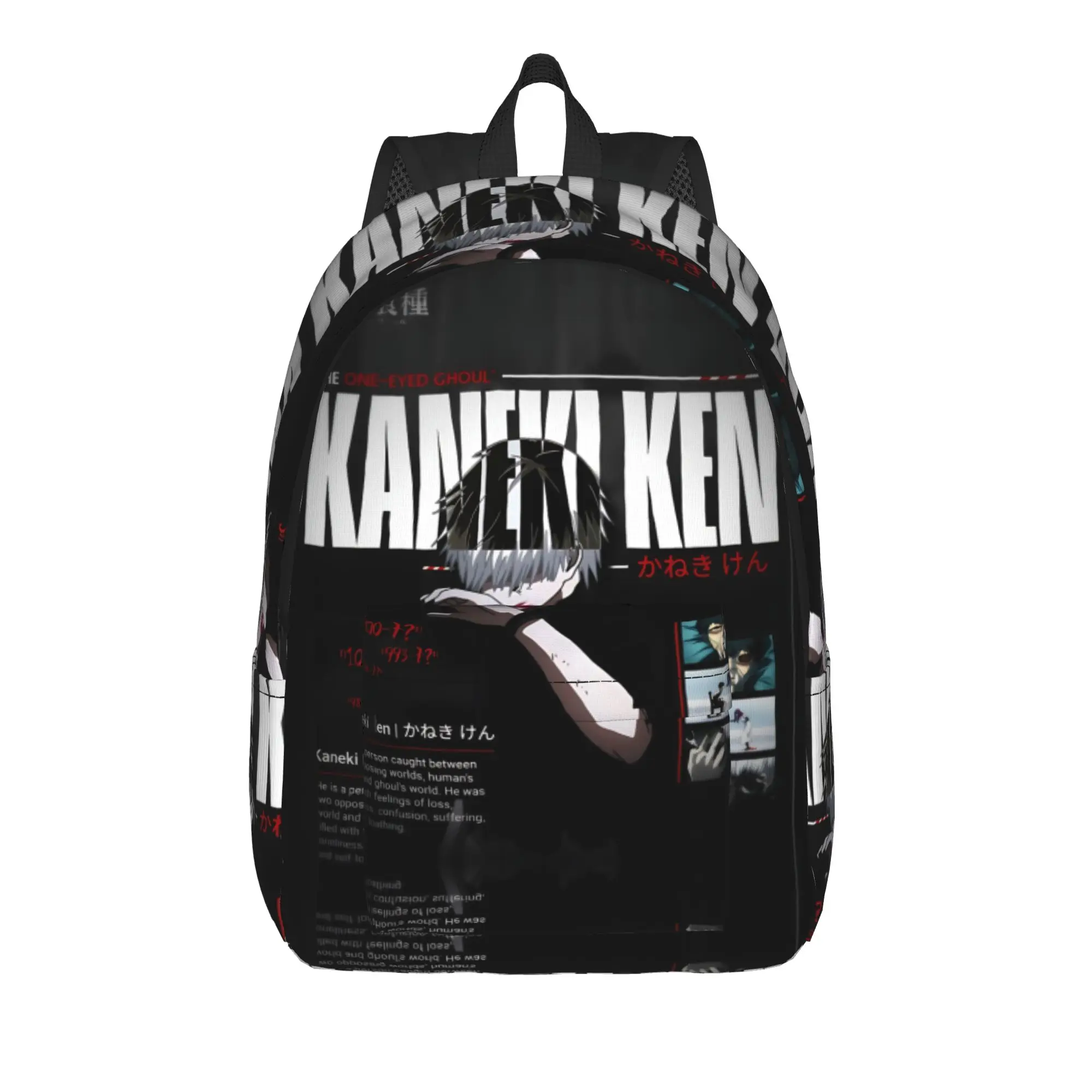 Fashion Halloween Tokyo Ghoul Kaneki Backpack  Mochilas Dual-Use Outdoor Large Capacity Rucksack