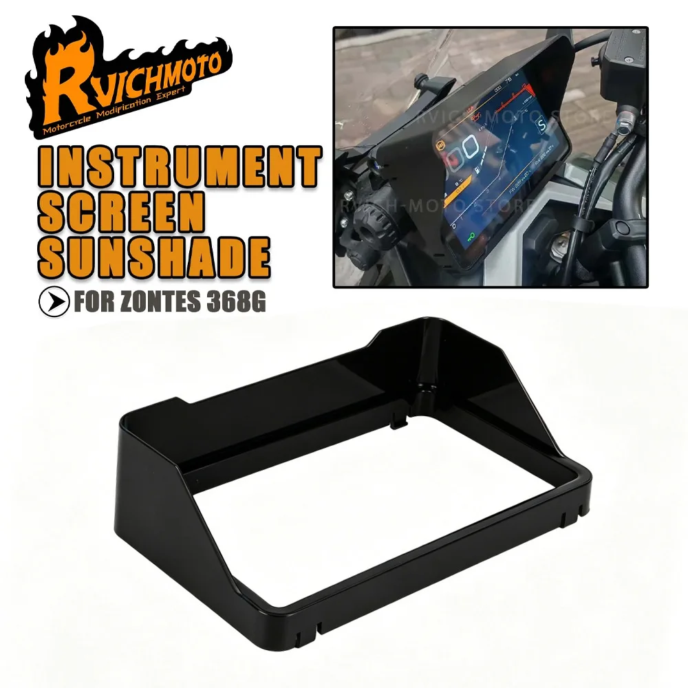ZONTES G 368 G368 2024 2025 Motorrad Sonnenschutzabdeckung Instrumententafel-Bildschirm Sonnenschutz Armaturenbrett-Schutz für ZONTES 36