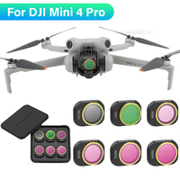 Sunnylife ND Filter for DJI Mini 4 Pro Filter Adjustable Rotating Optical Glass Lens MCUV Nd 4/8/16/32-PL Filter Set Accessories