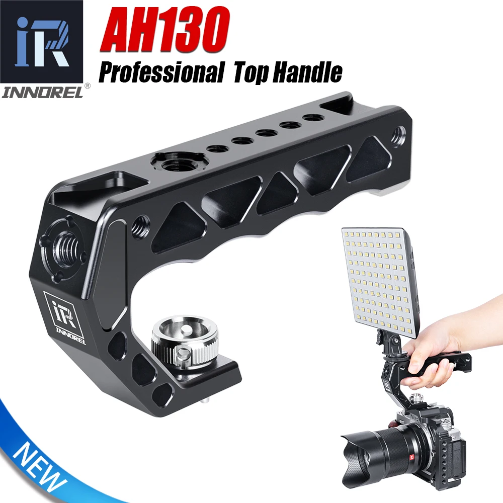 

Ручка-держатель INNOREL AH130 с креплениями ARRI 3/8 дюйма для камеры, с резьбой 1/4 и 3/8 дюйма и 3 холодными креплениями, максимальная нагрузка 10 кг