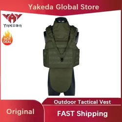 YAKEDA Combat Training Uniform Tactical Vest New PALS System Multi-functional Fully Protective Wear-resistant Breathable Vest