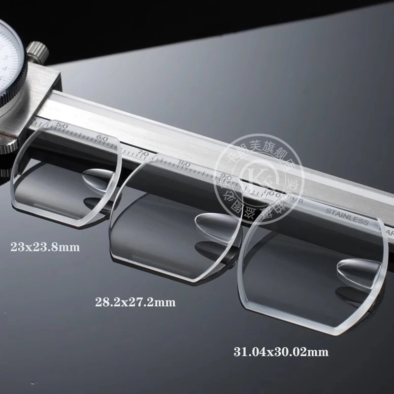 لساعات كارتييه رودستر سلسلة مرآة الياقوت الزجاجية ث 6206018   ث 6206017   قناع الساعة لإصلاح الساعة M/L/XL ملحقات الساعة