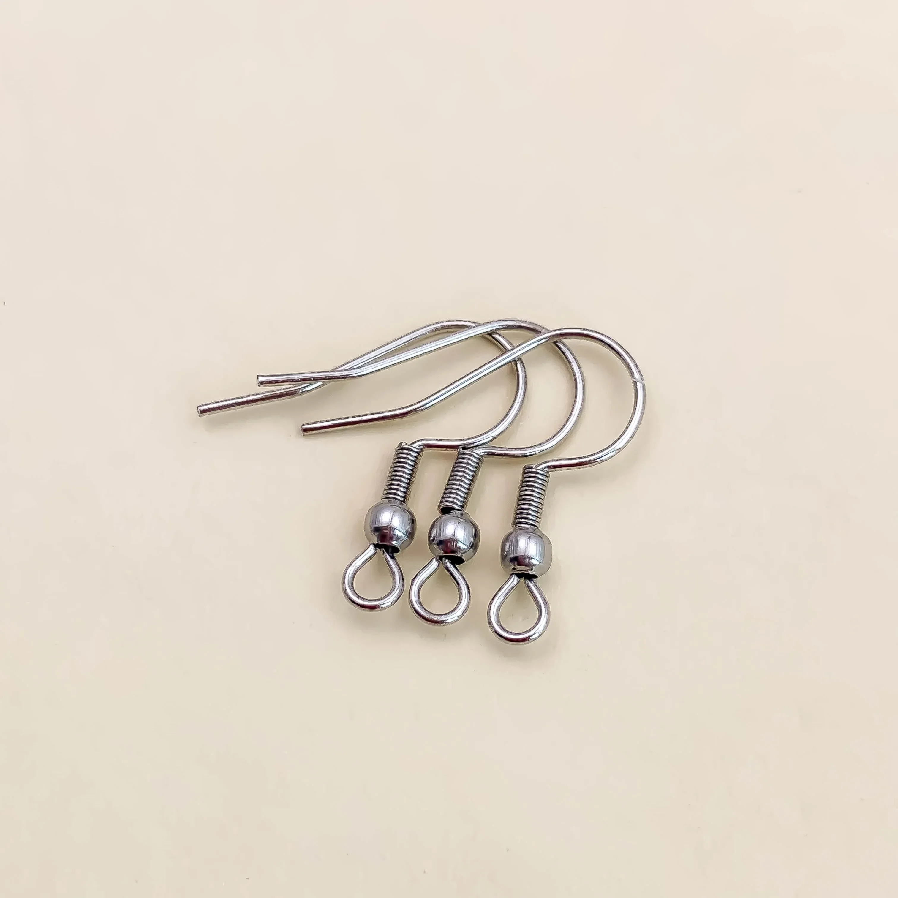 Stainless Steel Titanium Steel Earring Hook Hole Connection Jewelry Making Supplies DIY  Components Accessories Wholesale 50pcs