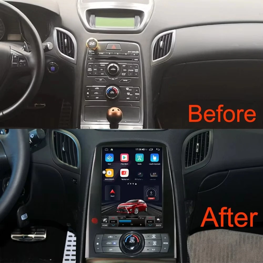 Android System Car Radio 10.4 Inch for Rohens Genesis Coupe  2005 2006 2007 2008  Wireless Speaker Car Dvd Player