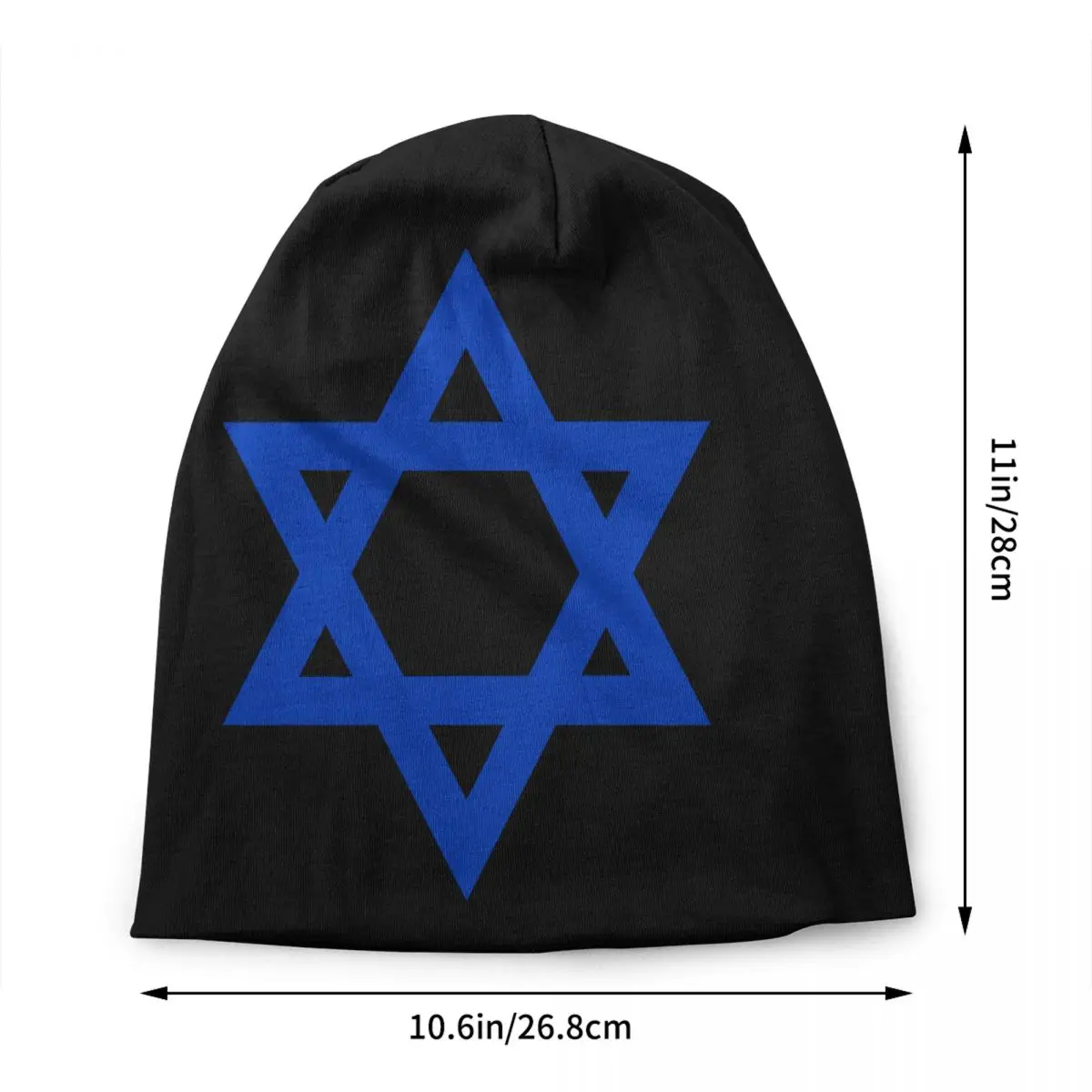 Custom Star Of David Israel Flag Bonnet Hats Fashion Knit Hat Men Women Autumn Winter Warm Israeli Pride Skullies Beanies Caps