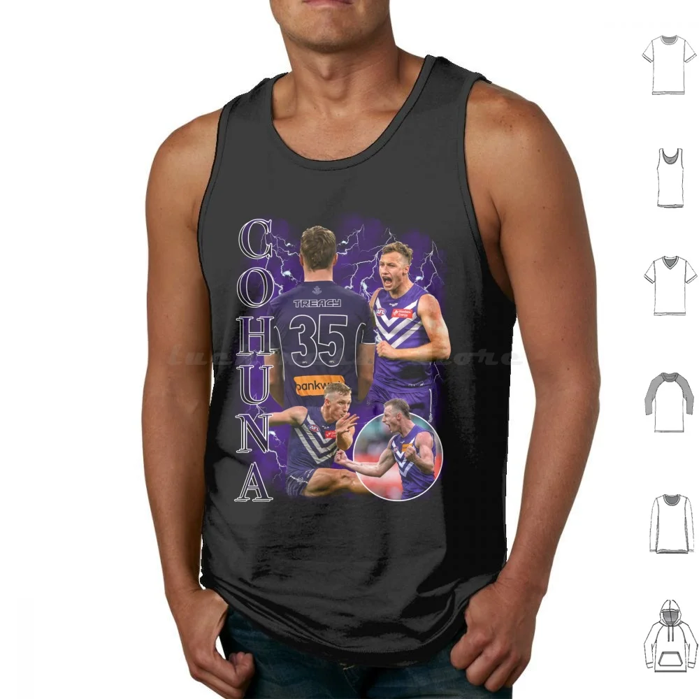 Cohuna Treacy Tank Tops Vest Sleeveless Sam Sturt O Meara Caleb Serong Sean Darcy Clark Nat Nathan Fyfe Andrew Brayshaw