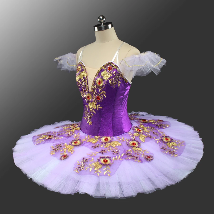 

Professional High Quality Custom Size 12 Adult Performance Wear Purple Ballet Tutu