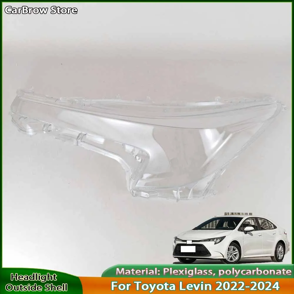 

Headlamp Shell Plexiglass Automobiles Parts For Toyota Levin 2020 2021 2022 2023 Headlight Cover Lens