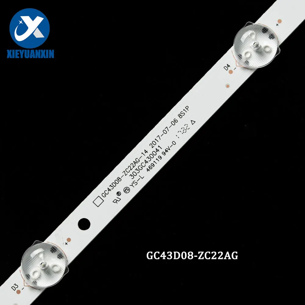 857mm Led Backlight Strips For UE43J5202 UE43J5272 GC43D08-ZC22AG-13 14 15 17 23 HV430FHD-NLA 303GC430044 303GC430043