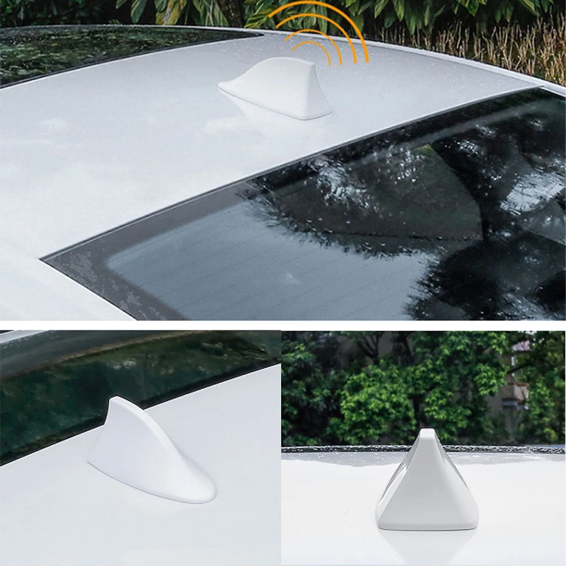 Neue Auto-Dachantenne in Haifischflossen-Form, Carbon-Optik, Universeller AM/FM-Antennenverstärker, Auto-Zubehör – Detail 6