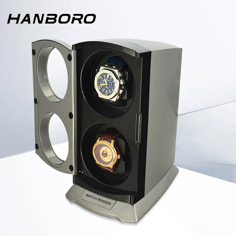 

HANBORO automatic mechanical watch shaker for home use, rotating and placing pendulum, winding chain
