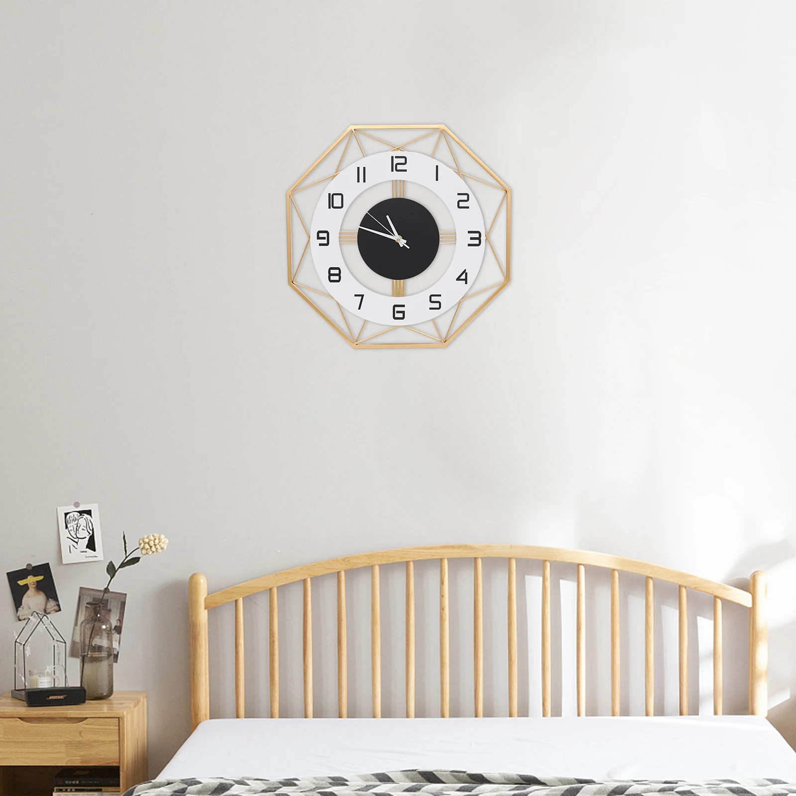 

Modern Wall Clock Decorative Wall Clock Wall Clock for Home Wall Clock 43X43CM