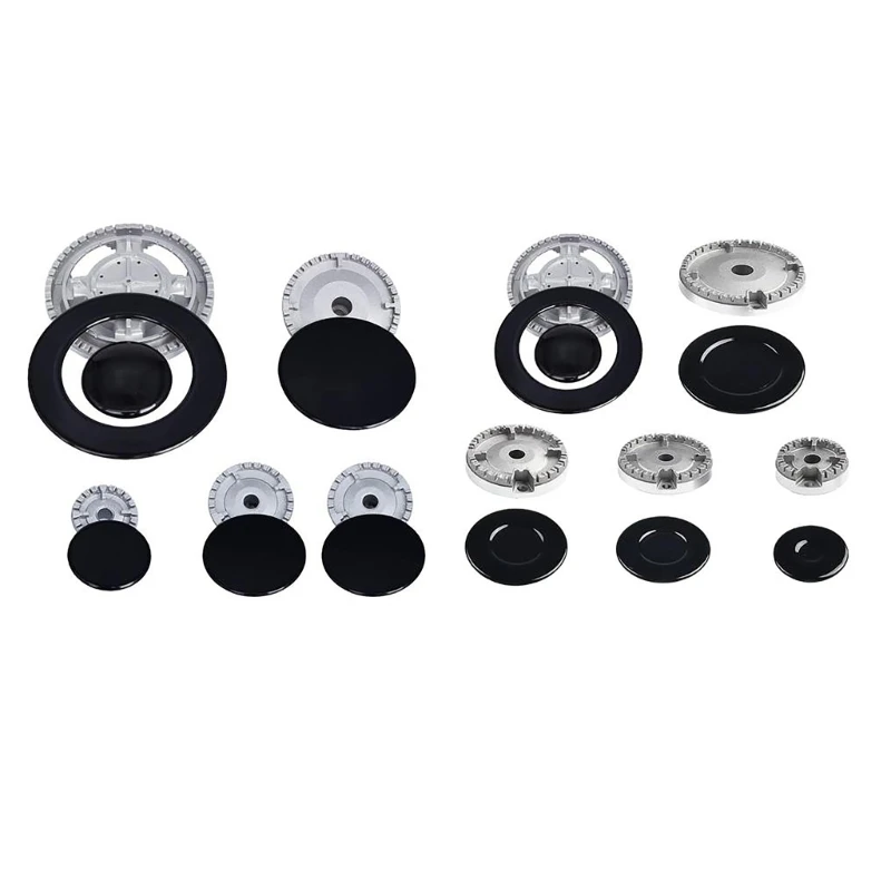 

Ranges Burners Caps Metal Cooker Knobs and Covers Stove Replacement Parts