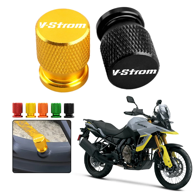 Motorcycle Tire Valve Air Port Stem Cover Cap Plug Accessories For Suzuki V-Strom DL 250 650 1000 1050 XT VSTROM 800DE DL650