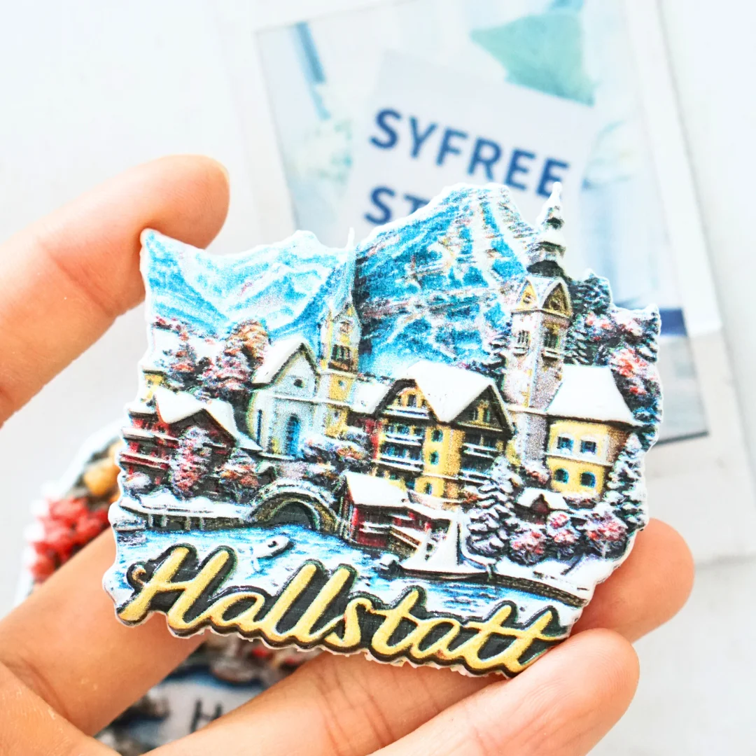 مغناطيس ثلاجة هالستات، مغناطيس ثلاجة النمسا، مغناطيس ثلاجة السفر النمسا، ديكور المنزل، مغناطيس ثلاجة الصور #2