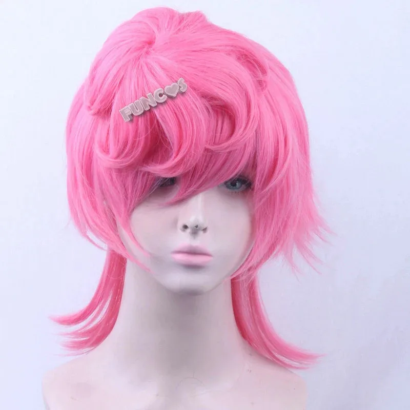 DY20Trish Una Косплей Костюм Розовый Парик Аниме Невероятный Камень Джоджо Океан Приключения Триш Цициolina Нижнее Белье Платье Ожерелье Unif