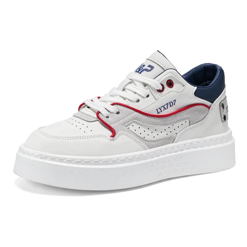 

Thick soled fashionable and trendy casual board shoes, motorcycle shoes