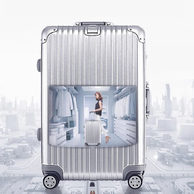 

Thickened Aluminum Frame Travel Suitcase 22/24/26/29 inch Luggage 20 inch Suitcase Trip Cabin Metal Password Trolley Case
